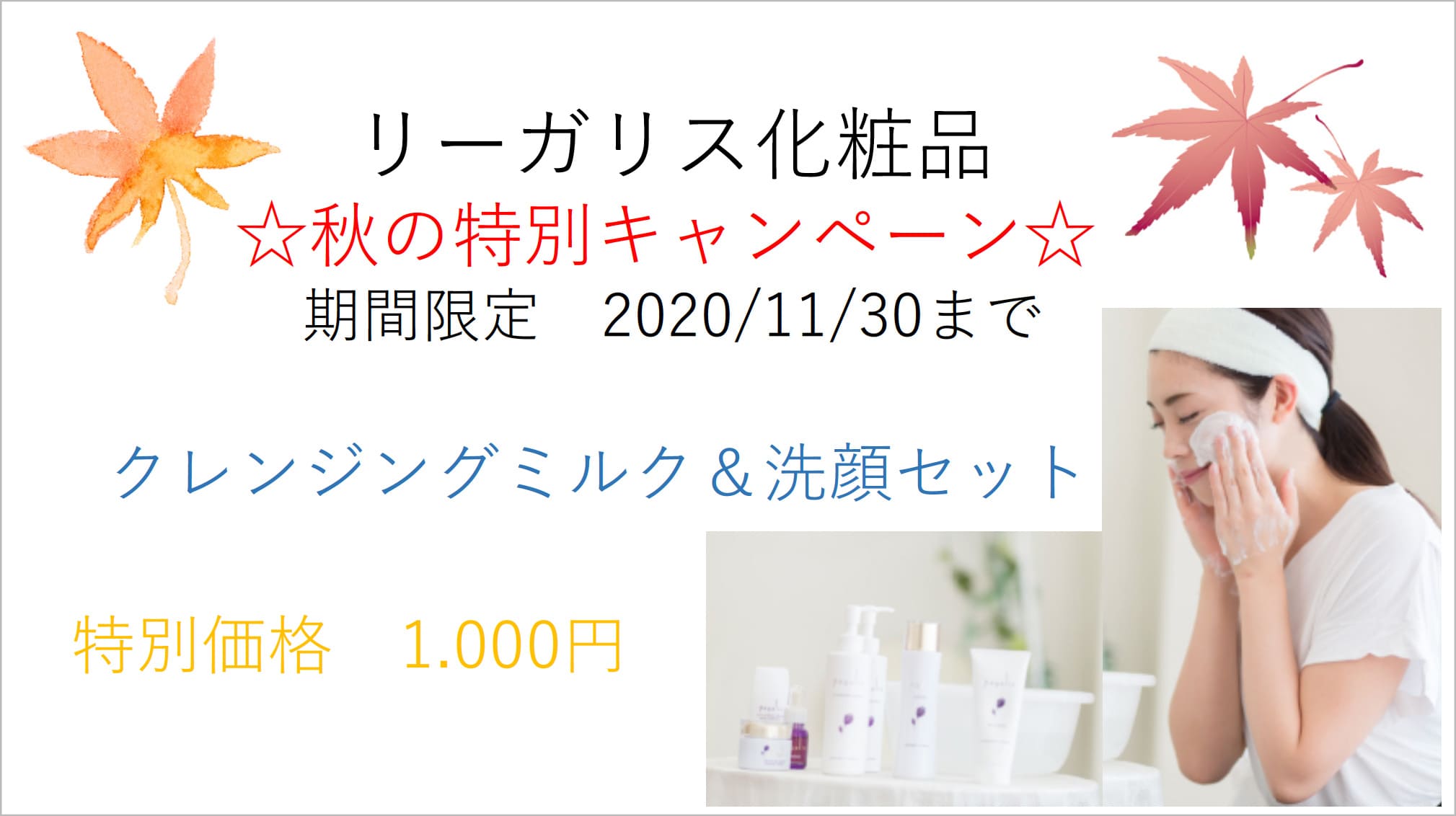 秋の特別キャンペーン